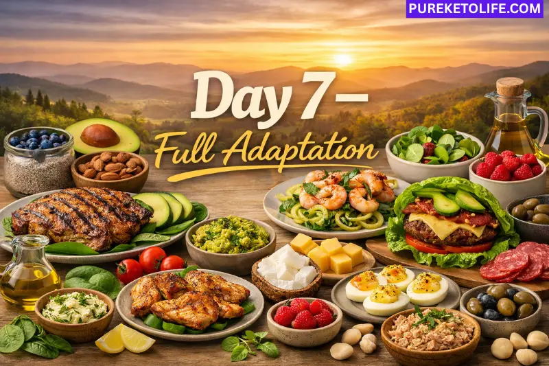 day 7 full adaptation 7 day keto diet plan