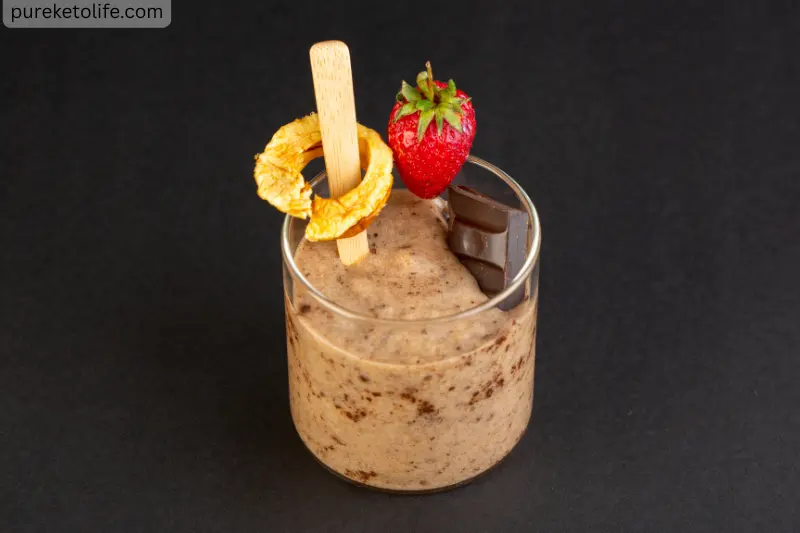 chocolate avocado keto smoothie
