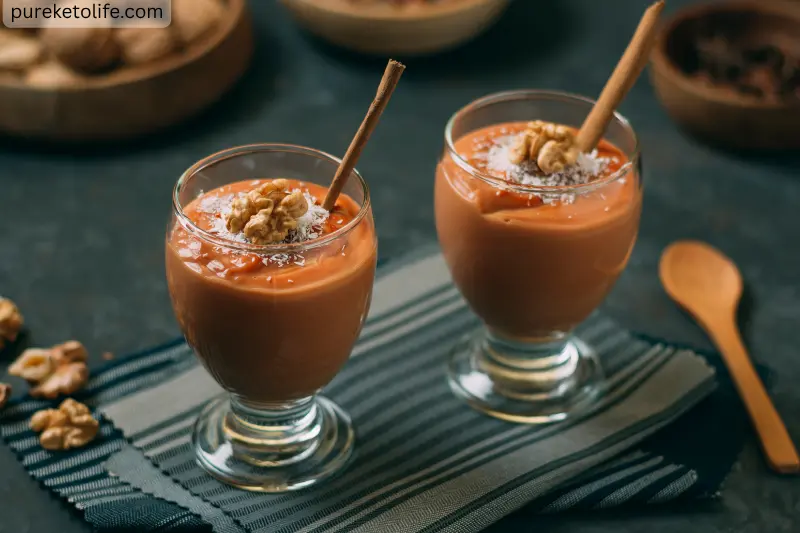 chocolate peanut butter keto smoothie