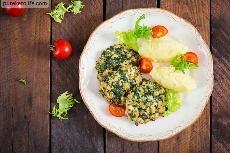 spinach stuffed keto chicken