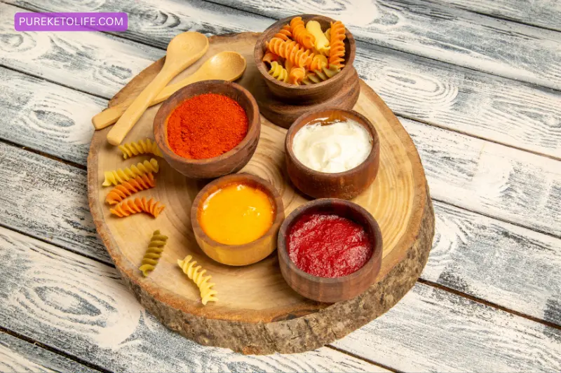 1.choose mustard instead of sugary sauces