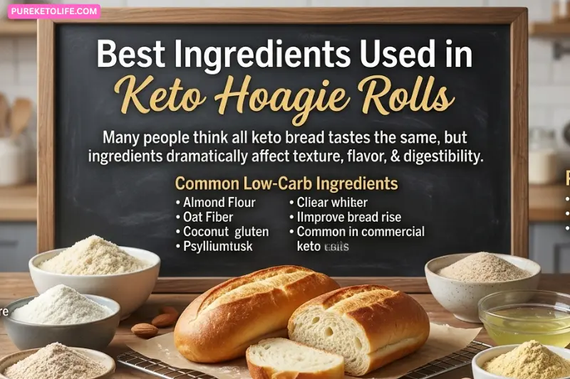 best ingredients used in keto hoagie rolls
