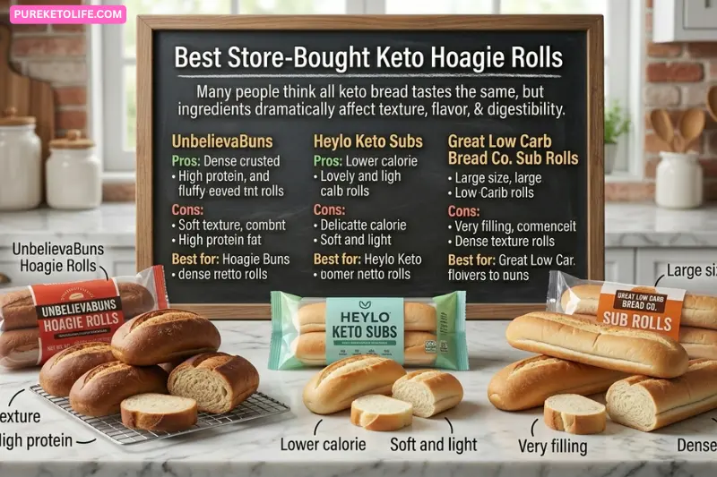 best store-bought keto hoagie rolls