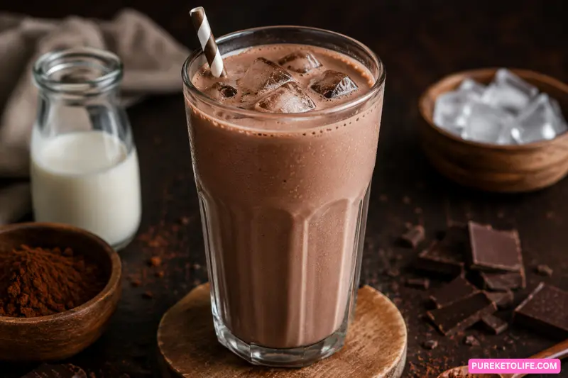 classic keto chocolate milk