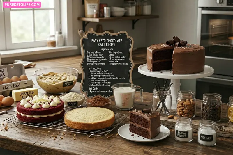 easy keto chocolate cake recipe