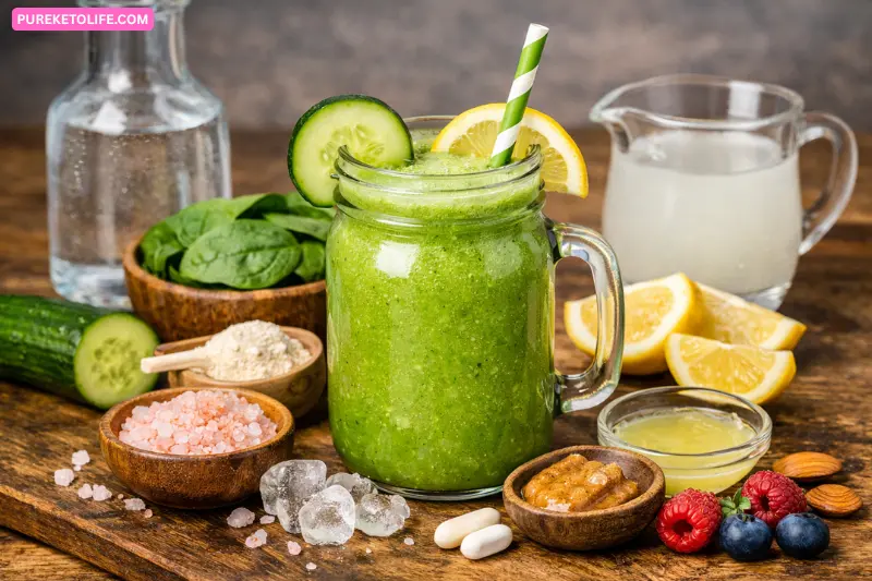 green keto detox drink