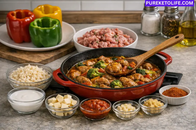 keto stuffed peppers