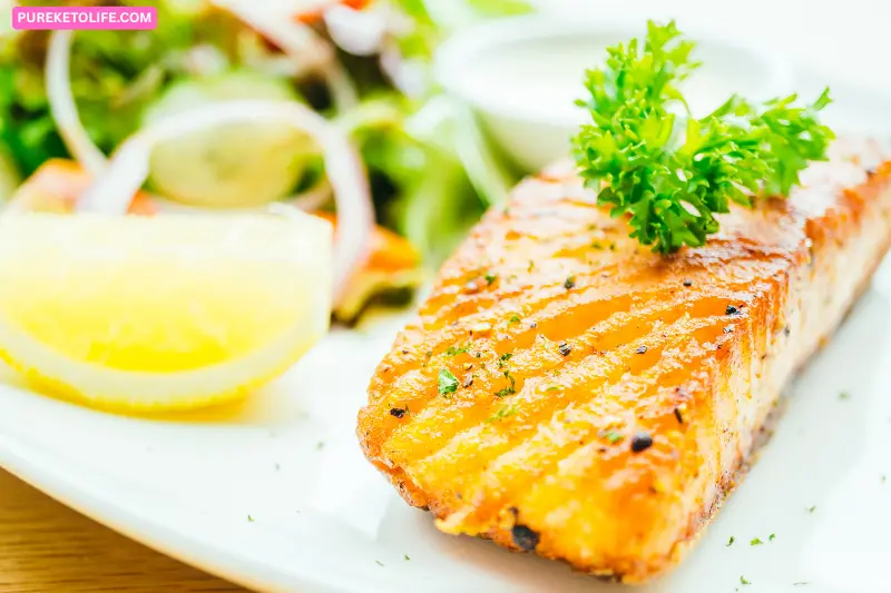 salmon with lemon butter