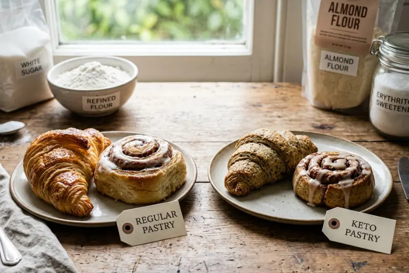 why keto pastries are different from regular pastries