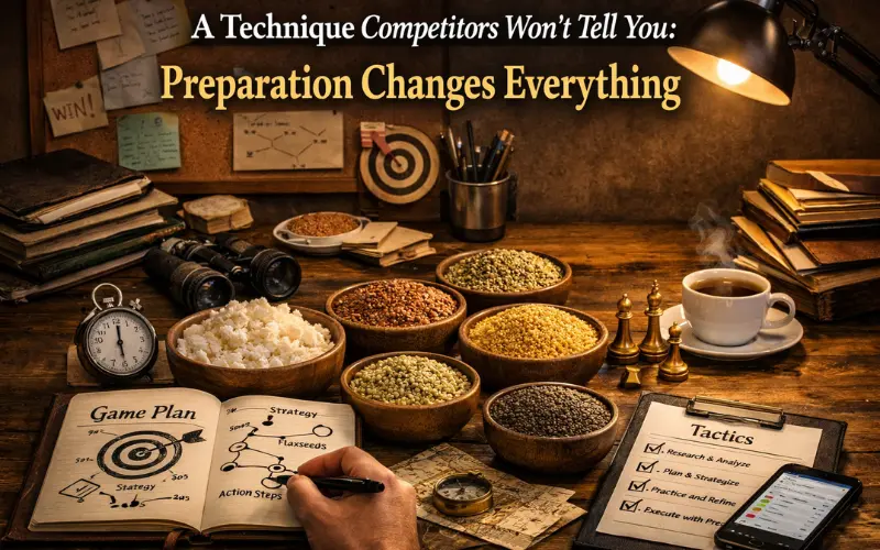 a technique competitors wont tell you preparation changes everything