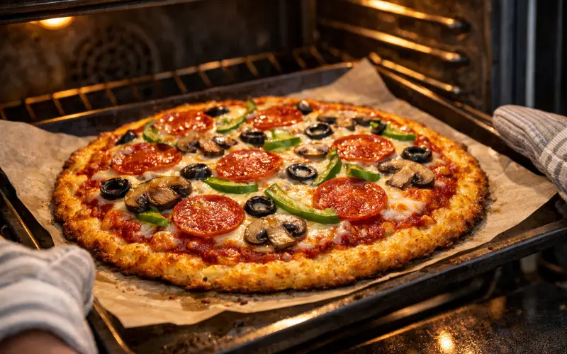 add toppings and finish baking
