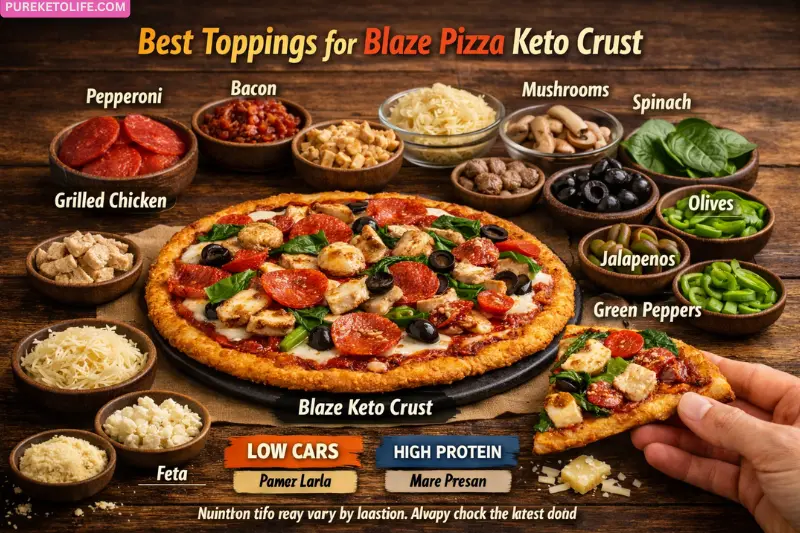 best toppings for blaze pizza keto crust