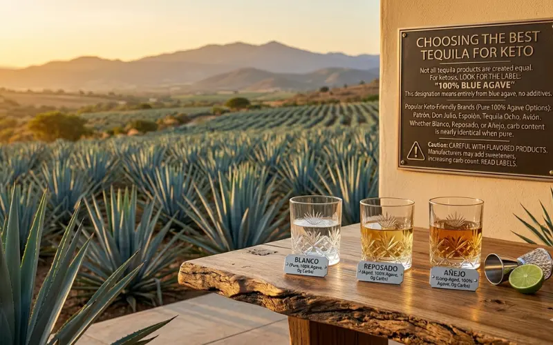 choosing the best tequila for keto
