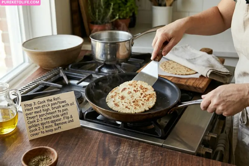 cook the roti