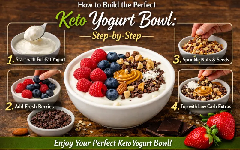 how to build the perfect keto yogurt bowl step by step