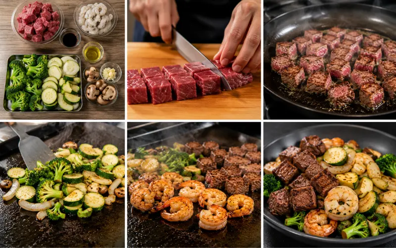 how to make keto hibachi step by step