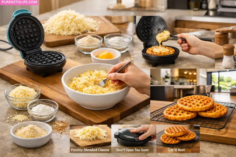 how to make keto twins chaffle recipe