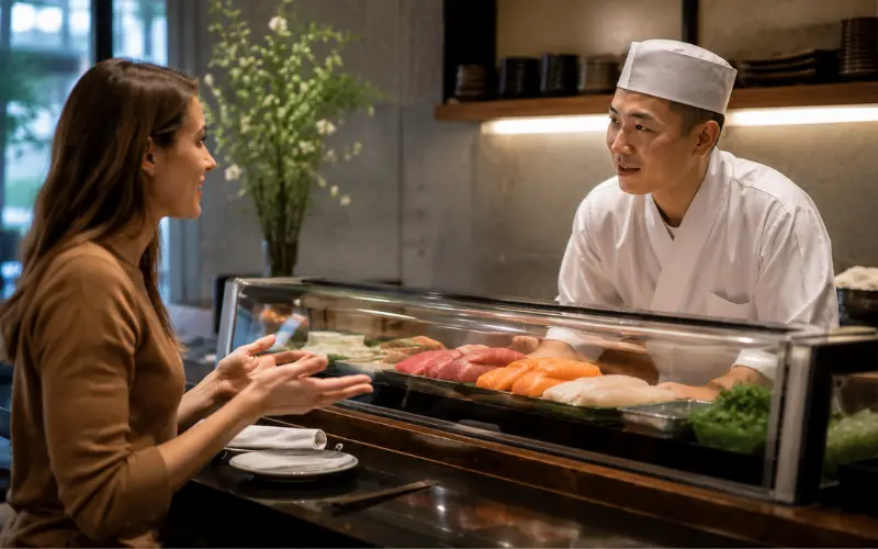 how to order keto sushi options at a restaurant