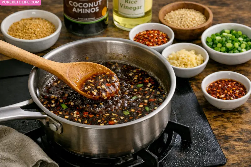 make the dipping sauce