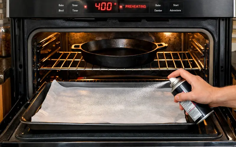preheat and prep