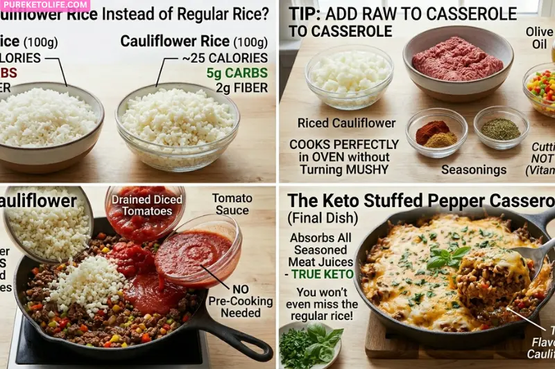 why cauliflower rice instead of regular rice