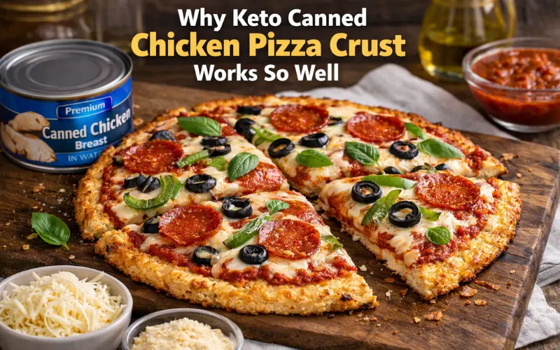 why keto canned chicken pizza crust works so well