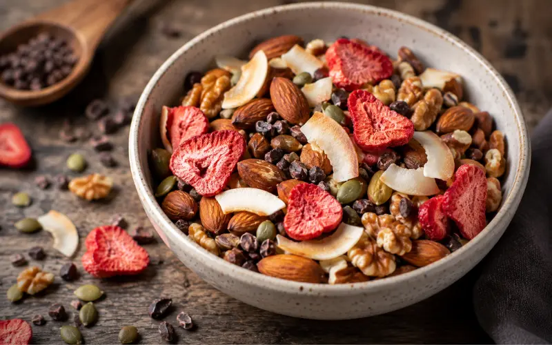 for trail mix or snack mixes