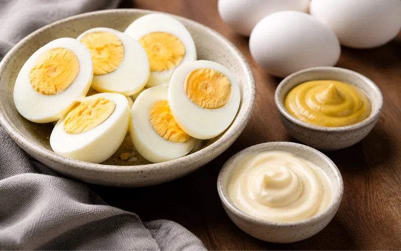 hard boiled eggs