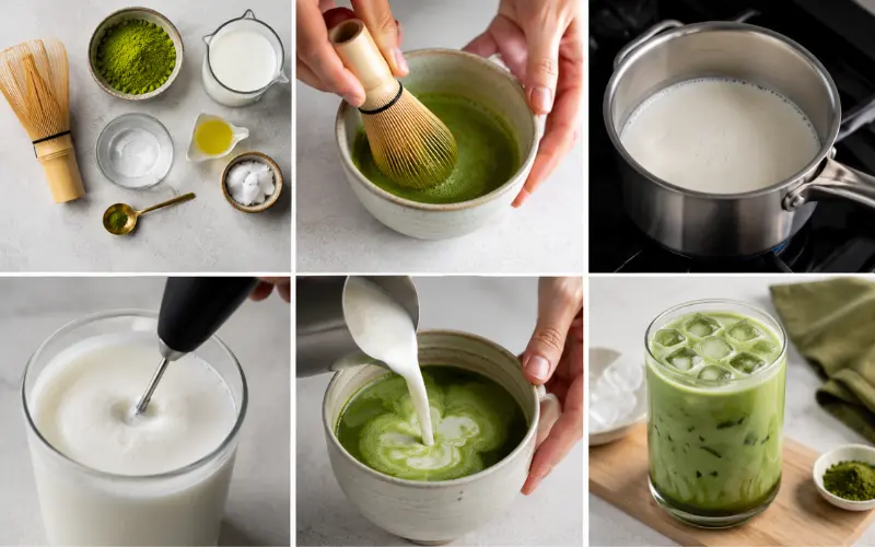 how to make a keto matcha latte at home