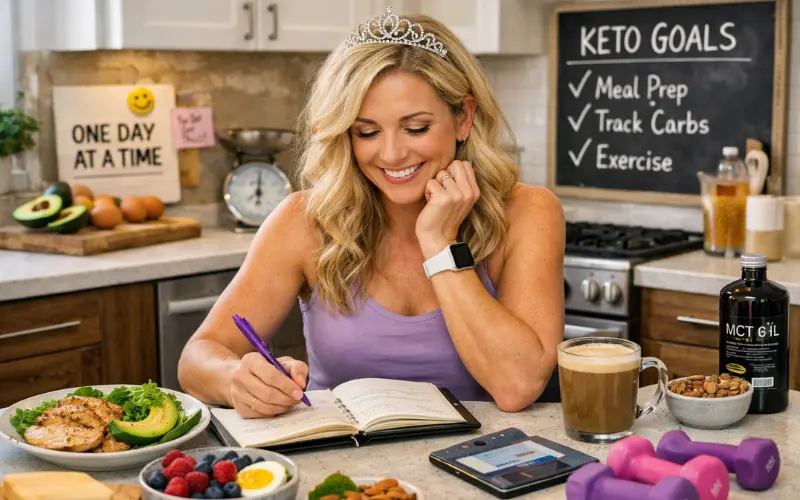 the keto queen mindset progress over perfection