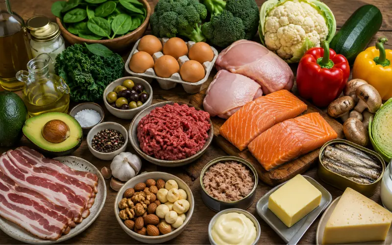 your keto kickstart shopping list