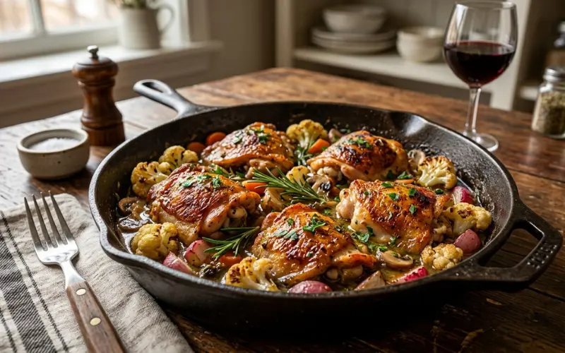 chicken thigh skillet dinners 