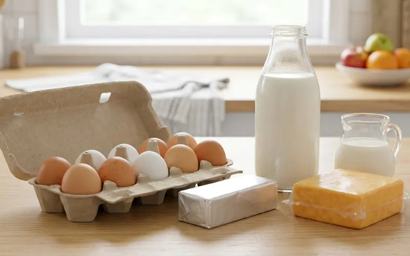 eggs and dairy