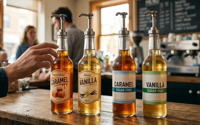 flavored syrups