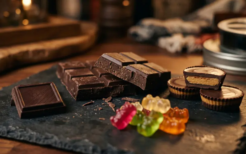 keto sweet treats & chocolates during movie