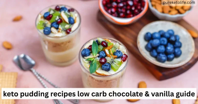 keto pudding recipes low carb chocolate & vanilla guide