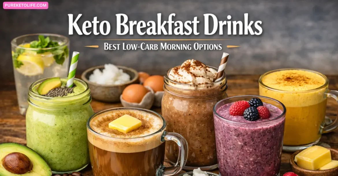 keto breakfast drinks best low-carb morning options