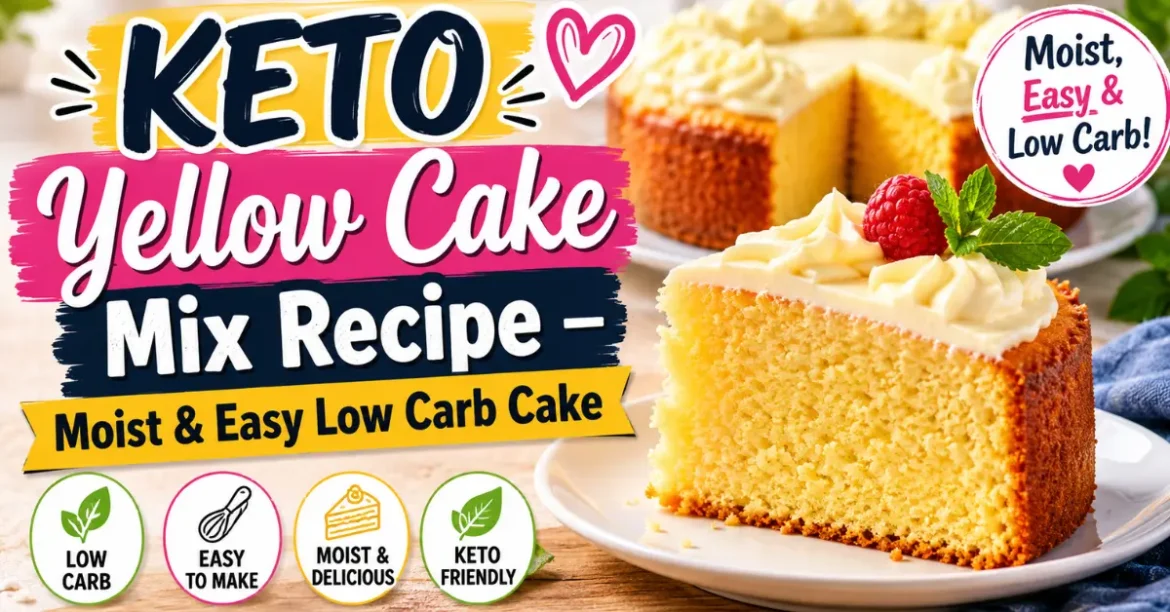 keto yellow cake mix recipe