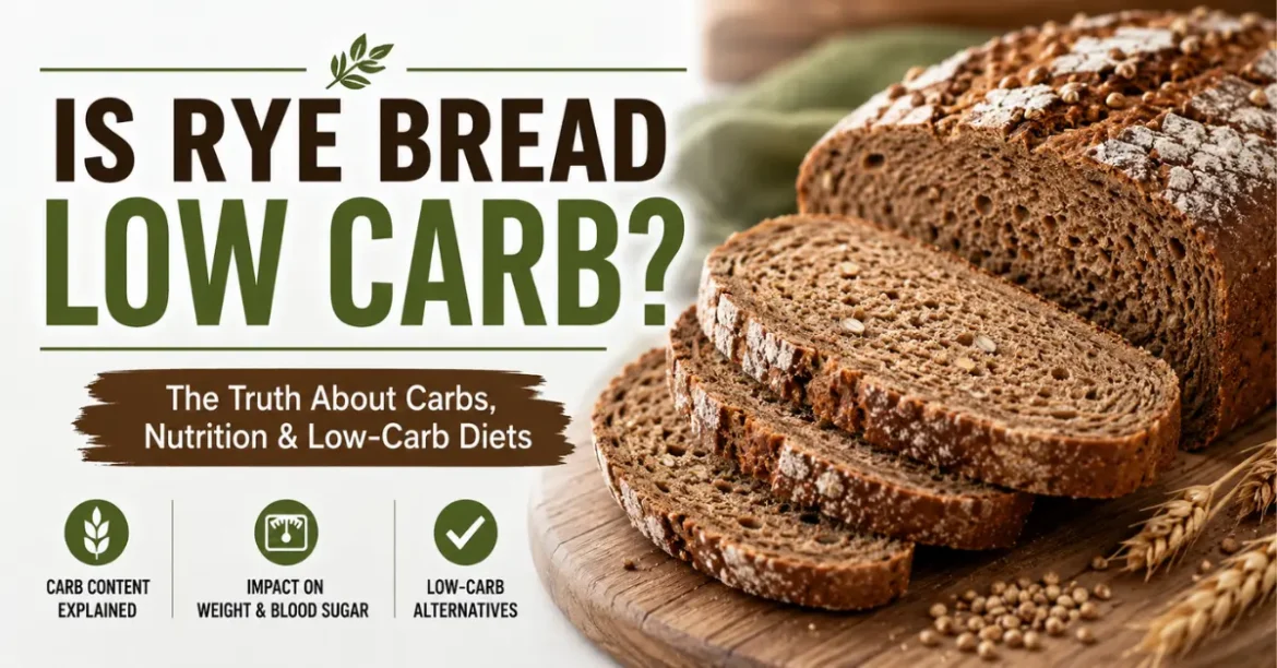 is rye bread low carb