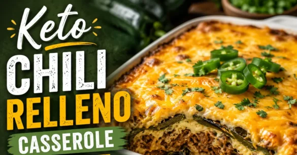 keto chili relleno casserole