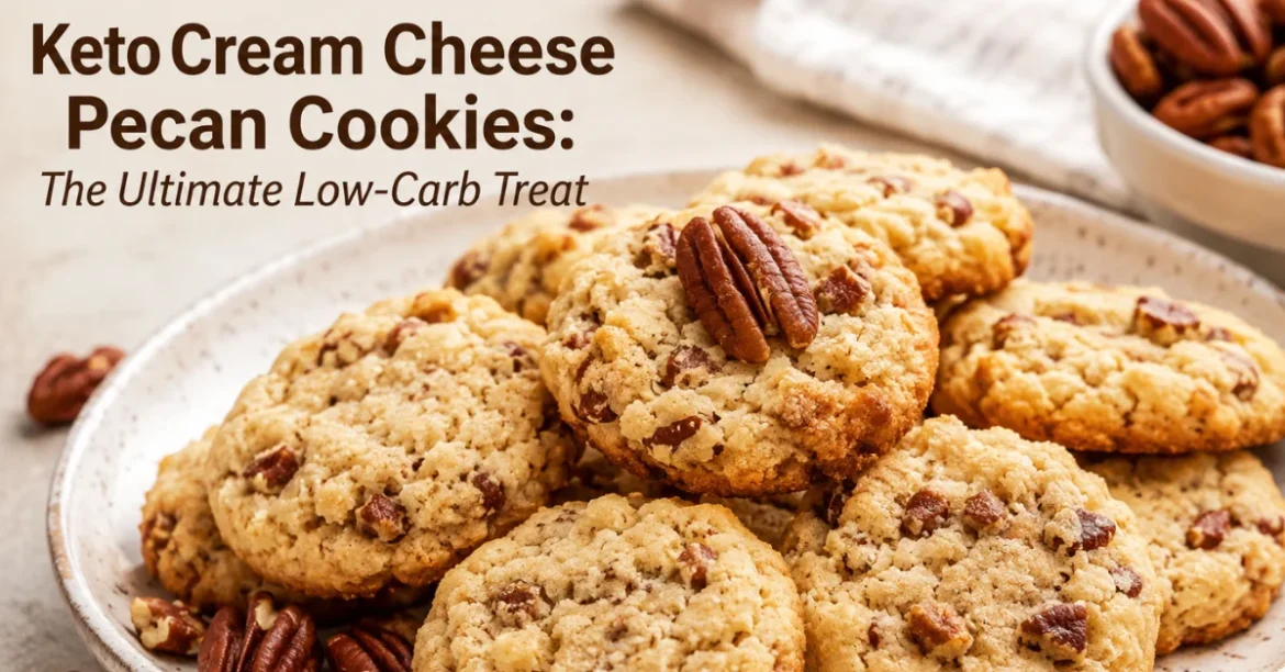 keto cream cheese pecan cookies the ultimate low-carb treat