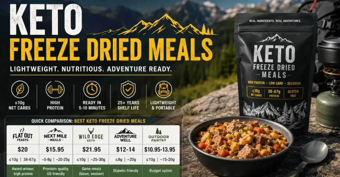 keto freeze dried meals