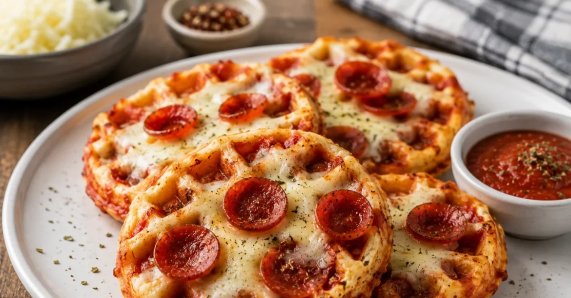 keto pizza waffles the ultimate crispy low-carb pizza fix