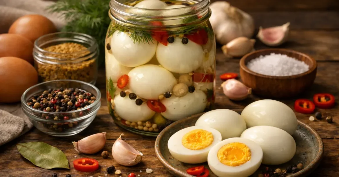 keto pickled eggs